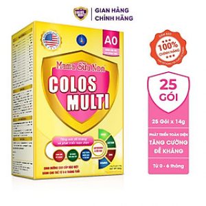 Sữa bột Colosmulti A0 hộp 25 gói x 14g tăng sức đề kháng cho trẻ